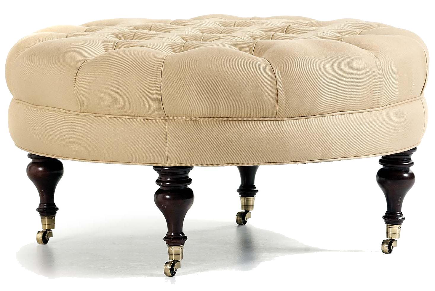 Jessica Charles Fine Upholstered Accents 883 Dinah Tufted Ottoman